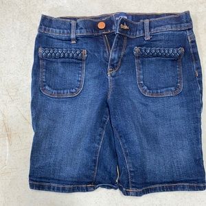 Old Navy, biker jean shorts, size 12 in kids